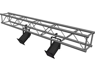 Stage Lights 3D Model preview