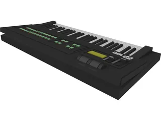 Synthesizer Yamaha DX100 3D Model preview