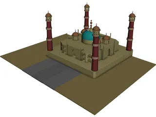 Taj Mahal 3D Model preview