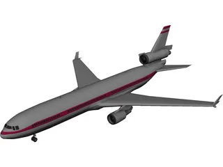 McDonnell Douglas MD-11 3D Model preview