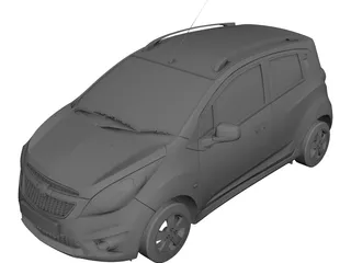 Chevrolet Spark 3D Model preview