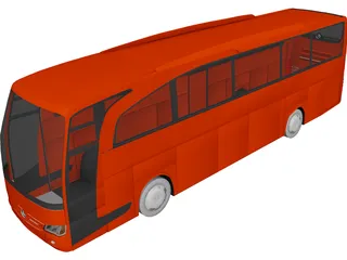Mercedes-Benz Travego (2011) 3D Model preview