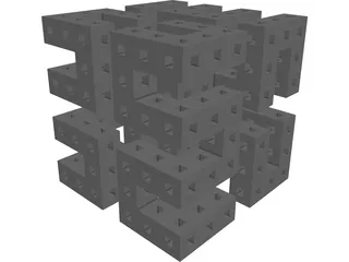 Hilbert Cube 3D Model preview