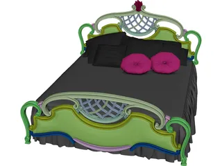 Bed 3D Model preview