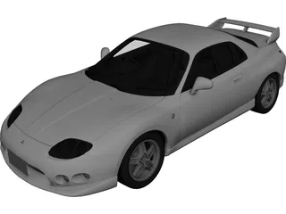 Mitsubishi FTO 3D Model preview
