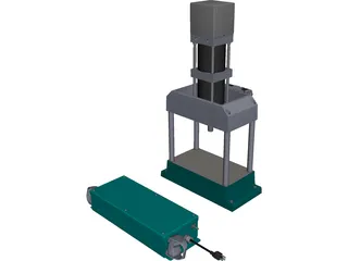 Press Machine 3D Model preview