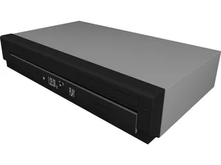 Panasonic DVD 3D Model preview
