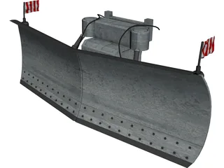 Snow Plow 3D Model preview