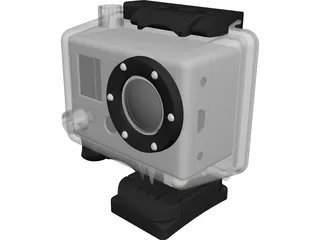 GoPro Hero Camera 3D Model preview