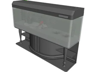 Aquarium 3D Model preview
