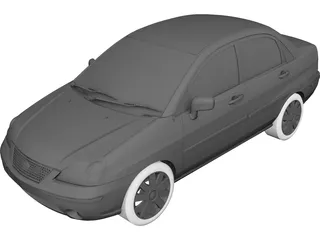 Suzuki Liana Sedan (2010) 3D Model preview