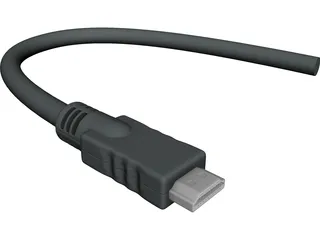 HDMI Plug 3D Model preview