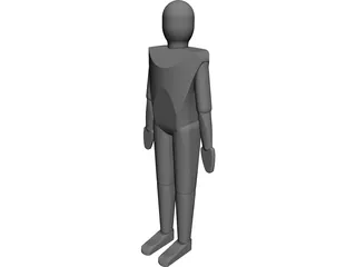 Maniqui 1.76 m 3D Model preview