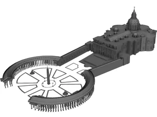 Vatican Cathedral 3D Model preview