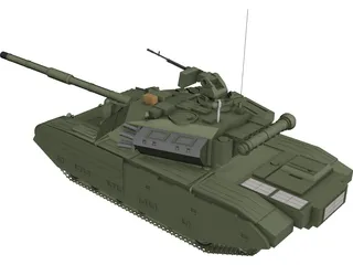 T-84 Oplot 3D Model preview