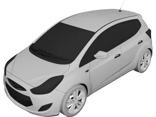 Hyundai ix20 3D Model preview