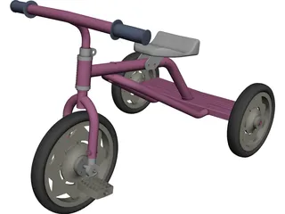 Tricycle 3D Model preview