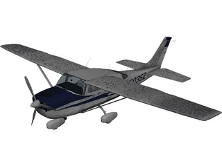 Cessna 206 Stationair 3D Model preview