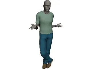 Man 3D Model preview