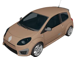 Renault Twingo (2010) 3D Model preview