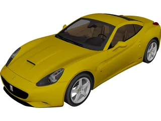 Ferrari California 3D Model preview
