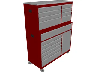 Tool Box 3D Model preview