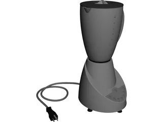 Mixie Home Appliance 3D Model preview