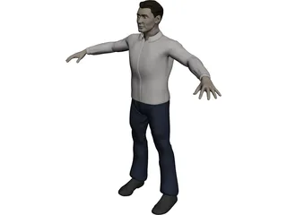 Man 3D Model preview