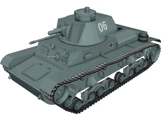 Panzer 35 3D Model preview