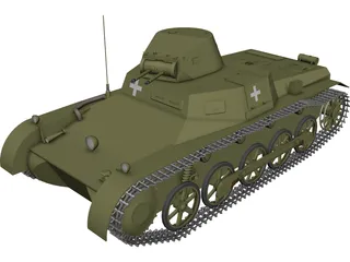 Panzer I 3D Model preview