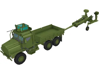 MTVR with LW155 3D Model preview