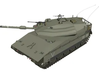 Merkava MK4 3D Model preview