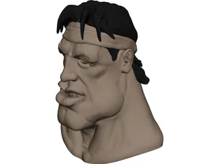 Face 3D Model preview