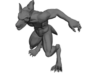 Werewolf 3D Model preview