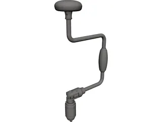 Stanley Ratchet Brace 3D Model preview