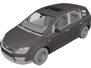 Ford Focus C-Max 3D Model preview