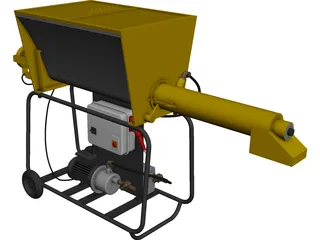 Turbomix Constructions Equipment 3D Model preview