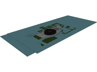 Bird Nest Stadium 3D Model preview