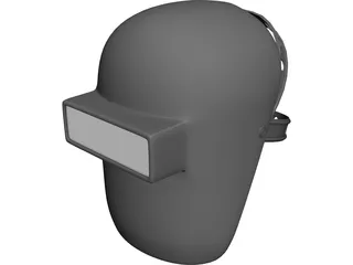 Welding Mask 3D Model preview