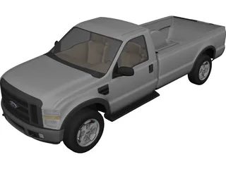 Ford F-250 3D Model preview