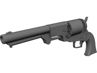 Colt Dragoon 3D Model preview