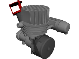 Kyosho GP11 RC Engine 3D Model preview
