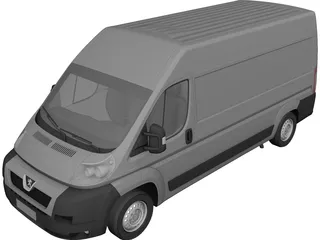 Peugeot Boxer 3D Model preview