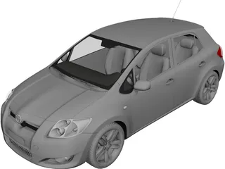 Toyota Auris 3D Model preview