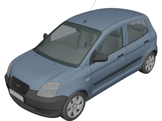 Kia Picanto 3D Model preview