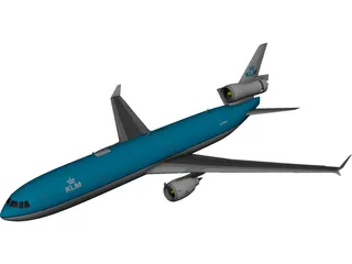 McDonnell Douglas MD-11 KLM 3D Model preview
