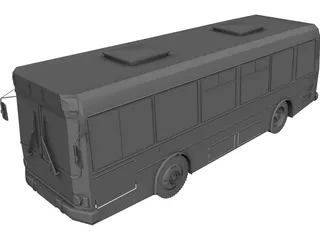 Bus 3D Model preview