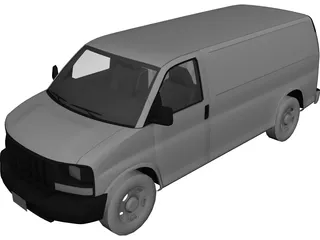 GMC Savana 3D Model preview