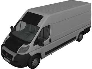 Fiat Ducato Courier 3D Model preview