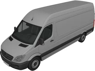 Mercedes-Benz Sprinter 311 CDI (2011) 3D Model preview